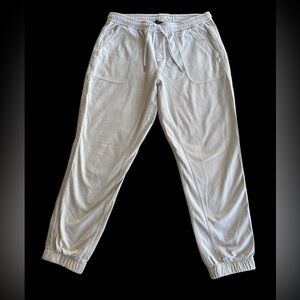 Athleta Womens Farallon Joggers Cream size 14